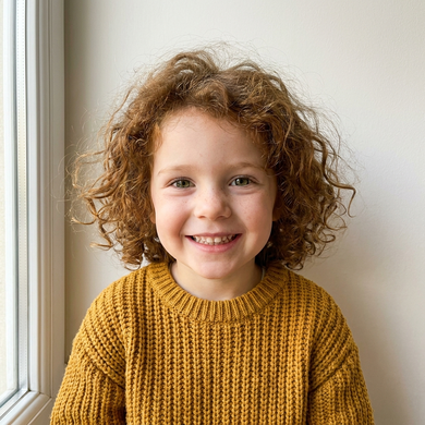 A photo of a child, like the one a parent uploads