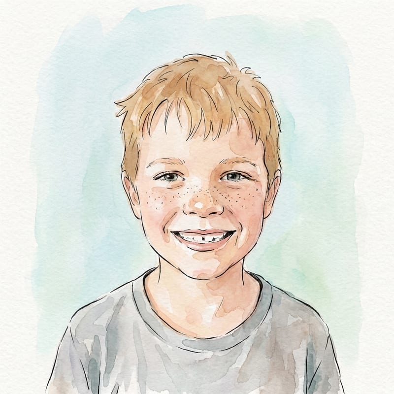 Watercolor style sample